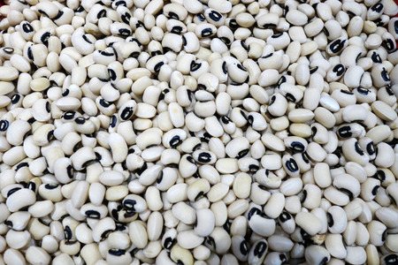 Black eyed beans composition, vegetable backgroundの写真素材