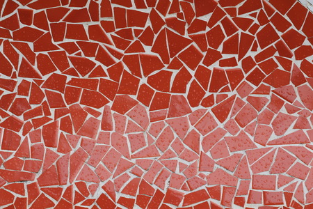 Trencadis mosaic of small ceramic piecesの写真素材