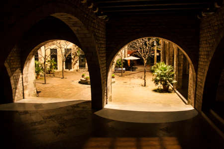 courtyard nocturnal