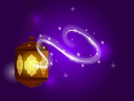 Ramadan Kareem Lanterns vector illustration.のイラスト素材