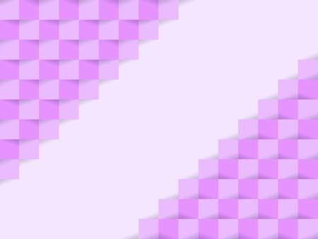 Abstract violet paper background with shadows. White diagonal in the center. Vector illustration.のイラスト素材