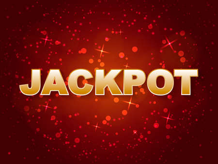 Vector illustration. Jackpot concept.のイラスト素材