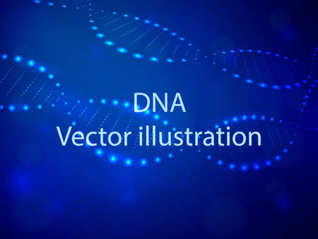 DNA background. Vector illustrationのイラスト素材