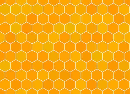 Honeycomb seamless background. Vector illustration.のイラスト素材