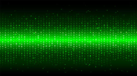 Matrix green background. Vector stock illustration for banner, card or posterのイラスト素材