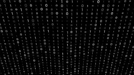 Matrix black background. Vector stock illustration for banner, card or posterのイラスト素材