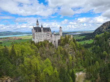 Panoramic view of the medieval castle in Germanyの写真素材