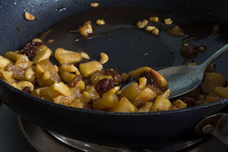 Spiced Apple Pie Fillingの写真素材