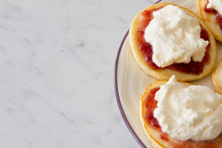 Piklets on Plate with Copy Space Horizontalの写真素材