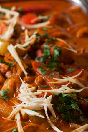 Closeup photo of indian food.の写真素材