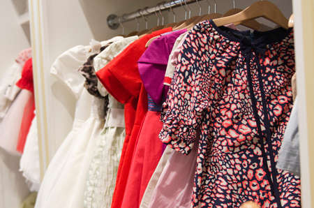 Children clothing storeの写真素材