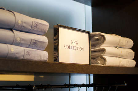 new collection shelfの写真素材
