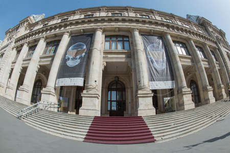 BUCHAREST, ROMANIA  September, 18: The National Museum Of Romanian History.のeditorial素材