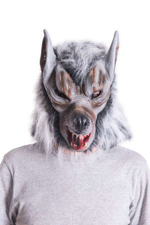 wolf maskの写真素材