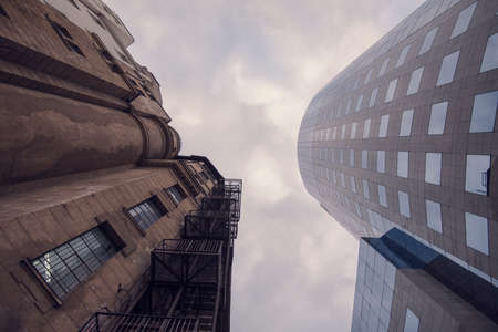 New and old architectureの写真素材