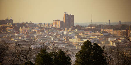 Madrid Skyline - residential areaの写真素材