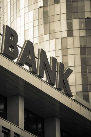 Bank buildingの写真素材