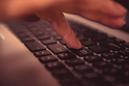 Typingの写真素材