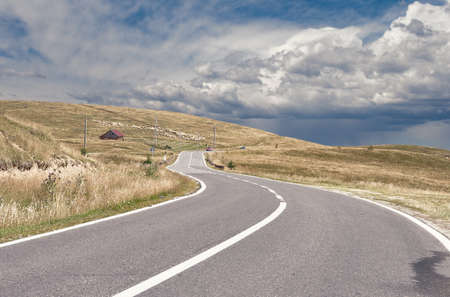 Countryside roadの写真素材