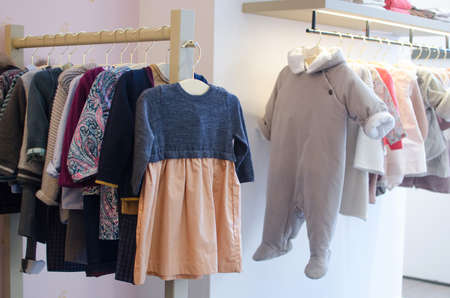 Children clothing storeの写真素材