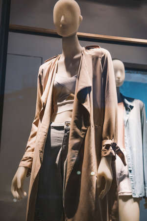 Women clothing shop displayの写真素材