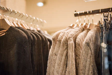 Clothing store in detail