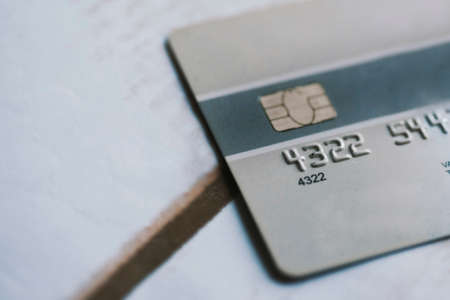 Credit card in detailの写真素材