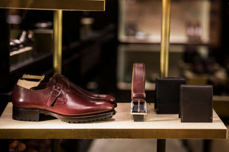 men shoes and accesoriesの写真素材