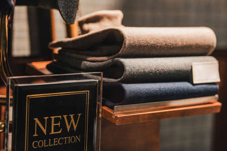 men clothing in detailの写真素材