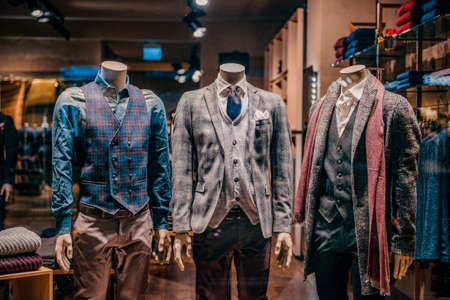 Men clothing storeの写真素材