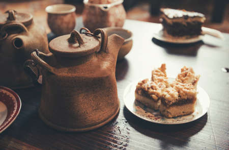 Cookies and teaの写真素材