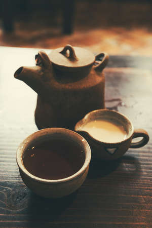 Tea flavor conceptの写真素材