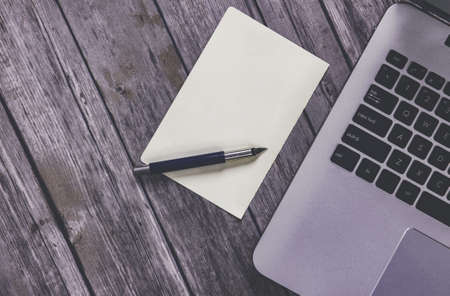 Creative workspace - vintage lookの写真素材
