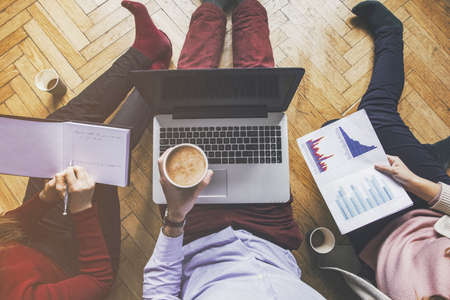 Teamwork conceptの写真素材