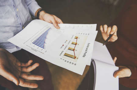 Business reportsの写真素材