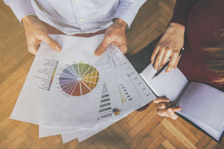 Business reportsの写真素材