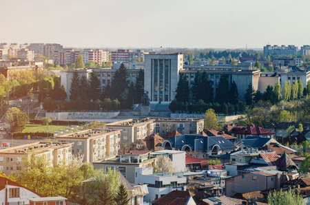 Bucharest city center in summerの写真素材
