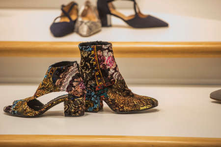 Women fancy bootsの写真素材