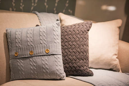 Pillows on a couch