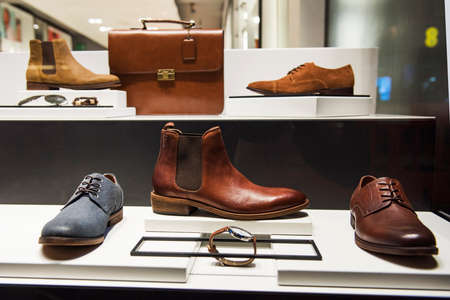 Men elegant shoesの写真素材