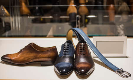 Men elegant shoesの写真素材