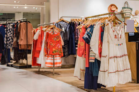 Fashion shopping concept in Parisの写真素材