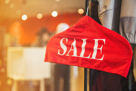 Clothing store - sale conceptの写真素材