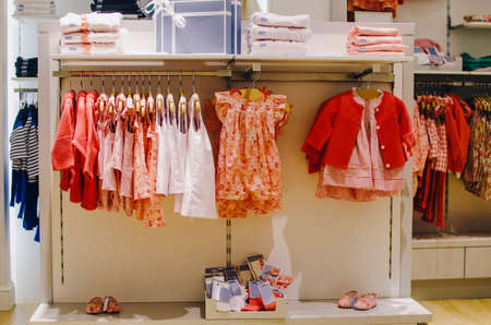Children clothing shopの写真素材