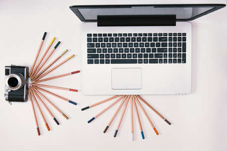 Creative workspaceの写真素材