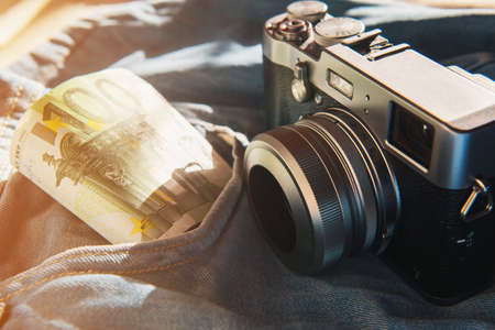Photography earnings concept.の写真素材