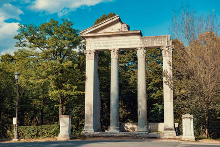 Walking in Rome - Beautiful architectural detailsの写真素材