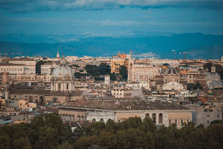 Rome cityscapeの写真素材