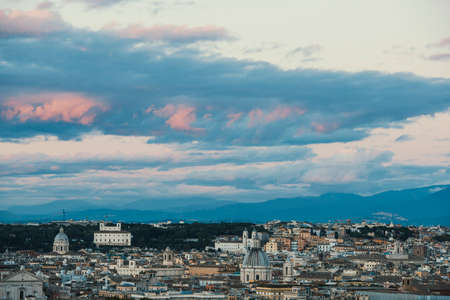 Rome cityscapeの写真素材