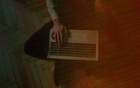 Programmer coding conceptの写真素材